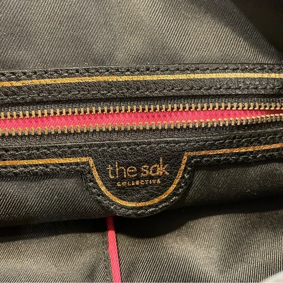 The Sak Ladera Light Blue Pebbled Leather Crossbody Bag - Picture 5 of 10